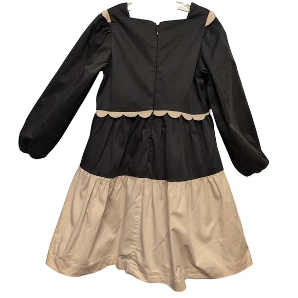 The Middle Daughter Queen Scallop Dress 4Y Girls Colorblock Coquette Balletcore - Picture 4 of 5